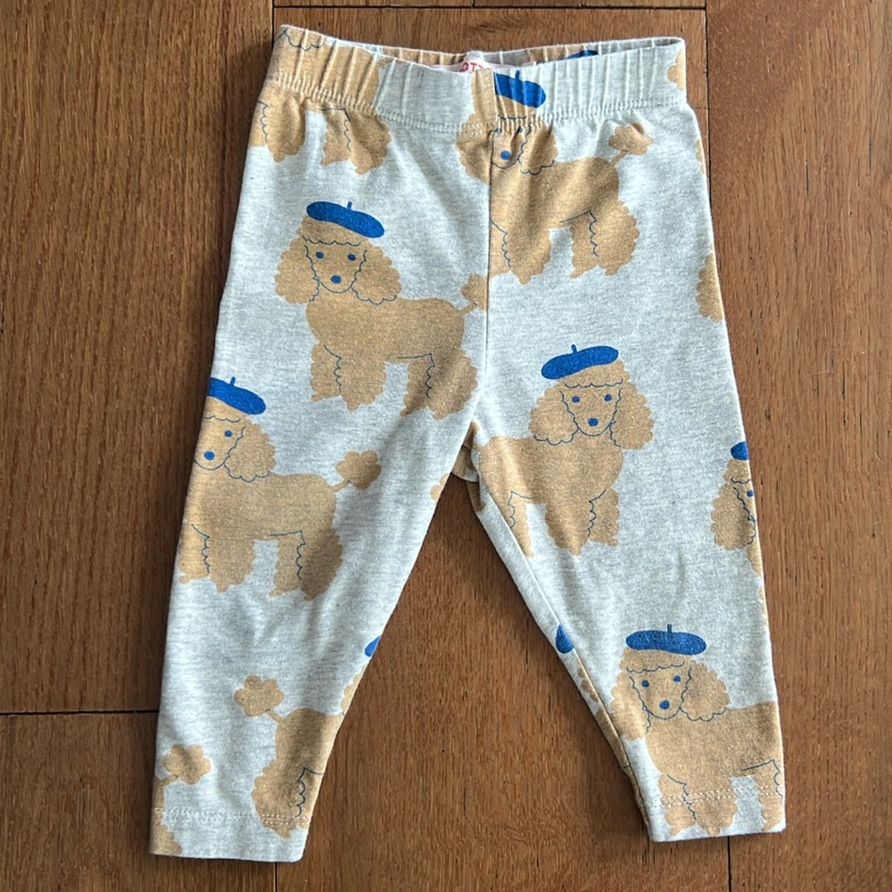 Tiny Cottons Dog with Beret Leggings